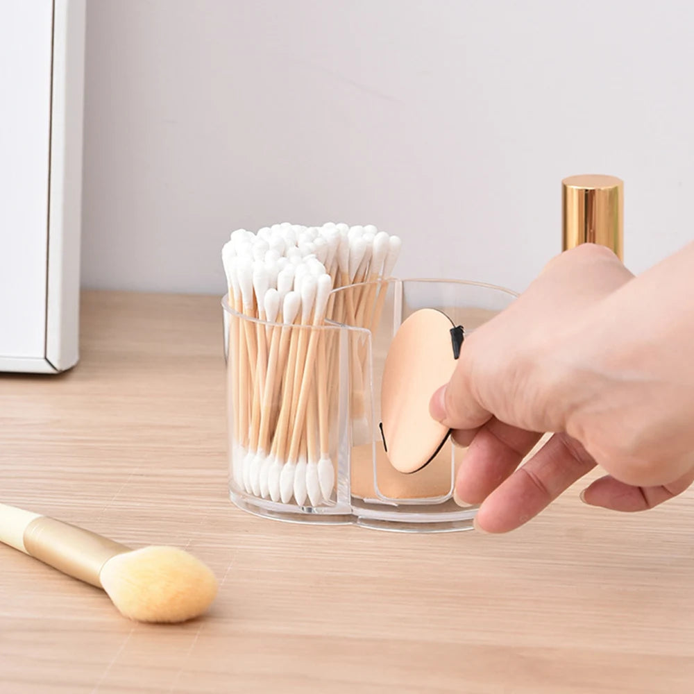 Bathroom Cotton Swab & Pad Jar
