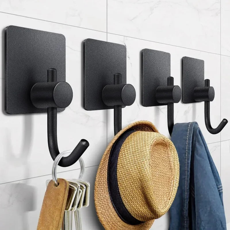 Modern Stainless Steel Adhesive Robe Hooks