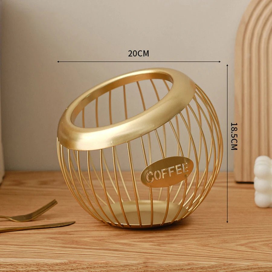 Modern Iron Fruit Storage Basket