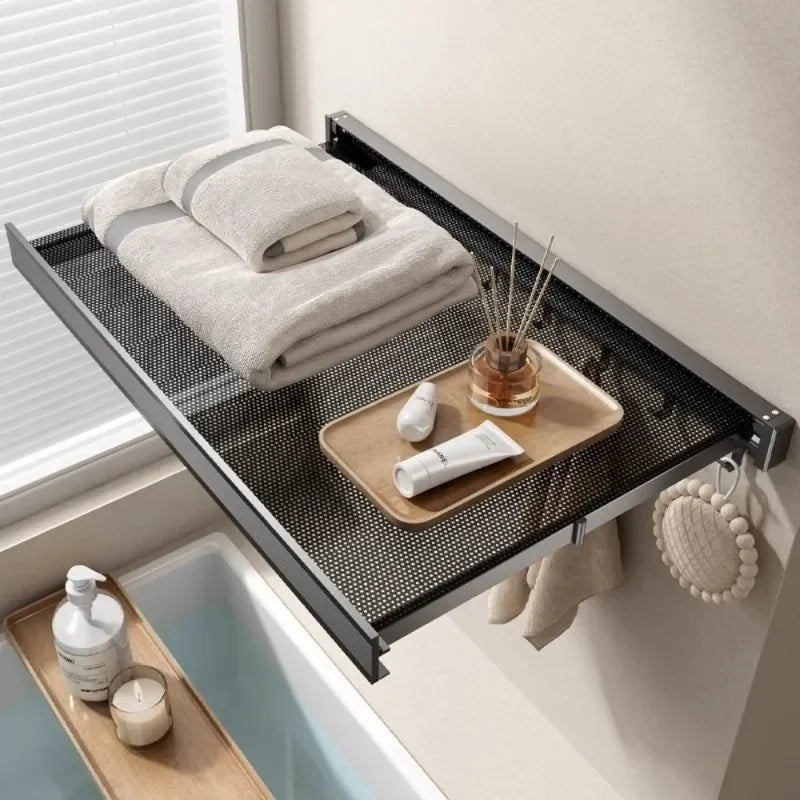 Foldable Wall-Mounted Storage Shelf