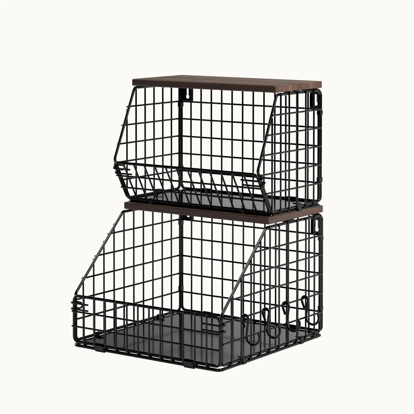 Stackable Wire Fruit & Veggie Baskets