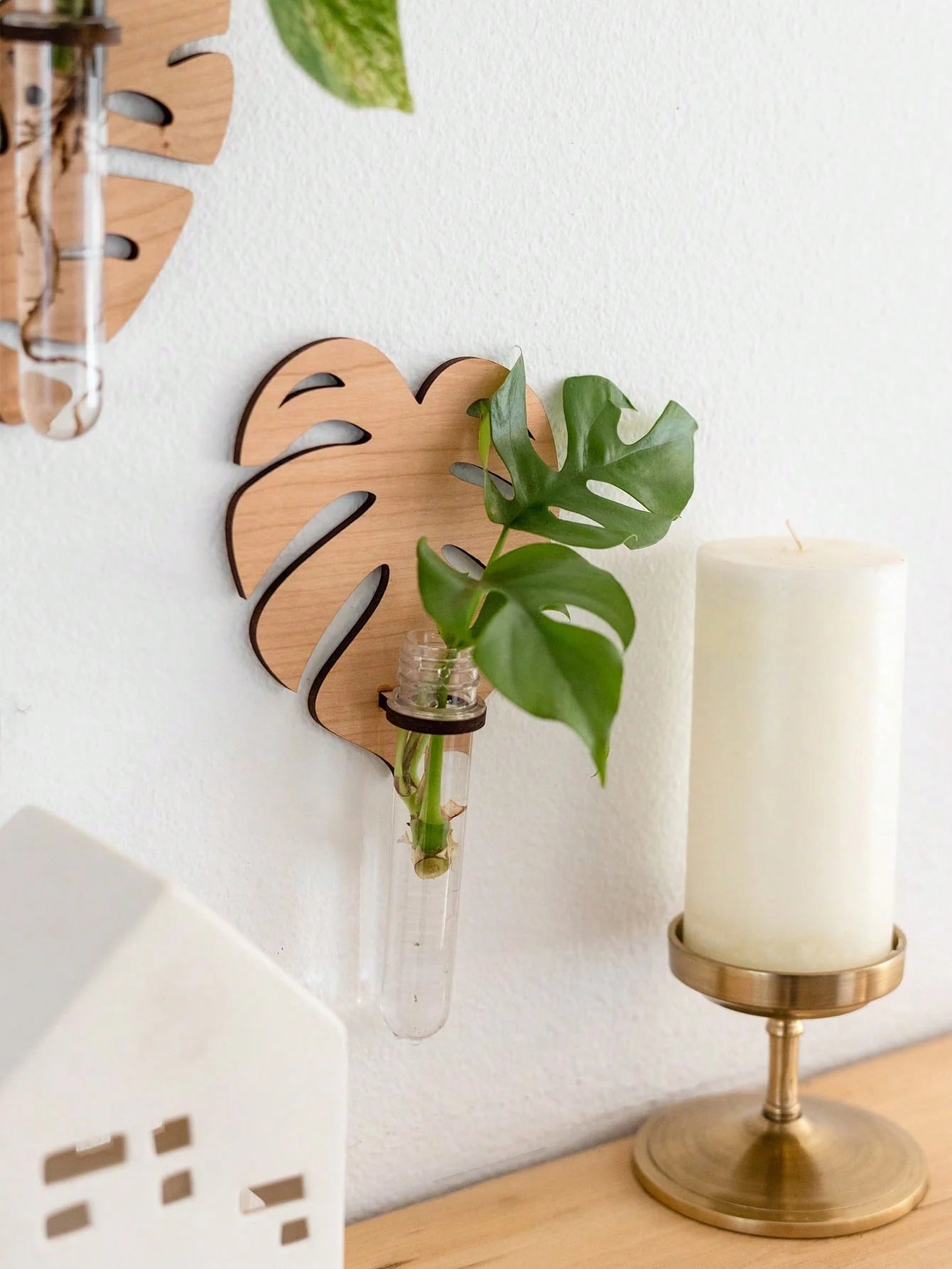Leaf Design Wall Hanging Planters