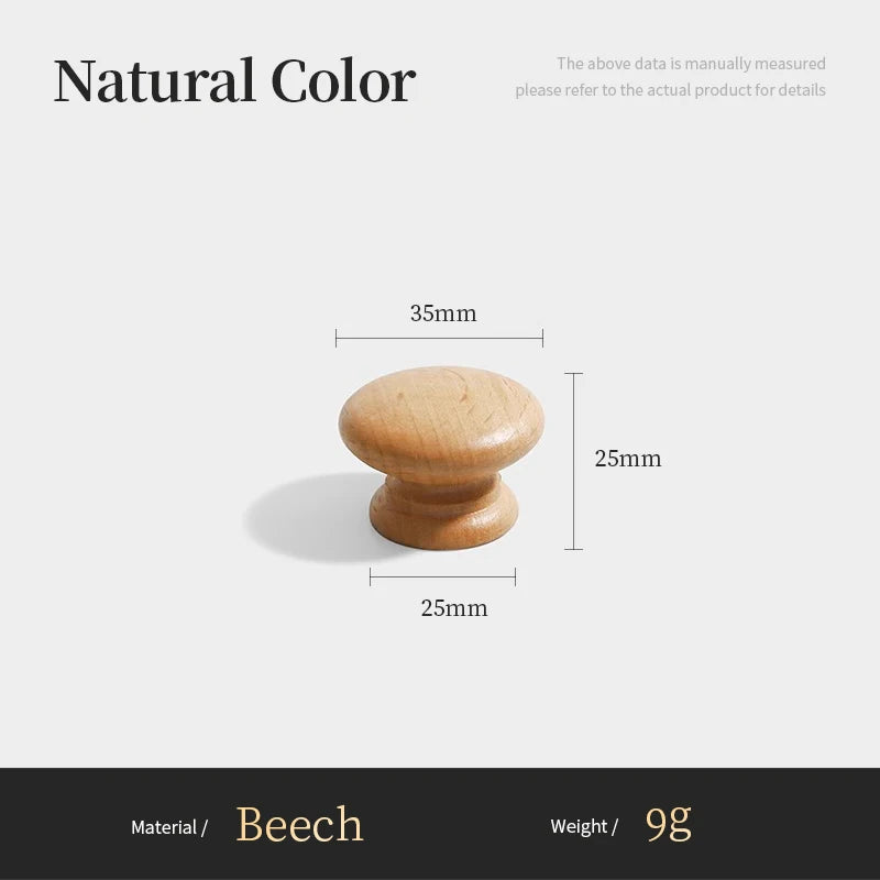 Nordic Walnut Wood Handle T bar Drawer Knobs Cupboard Long Pulls Kitchen Cabinet Door Handle Furniture Decorate Pulls and Knob