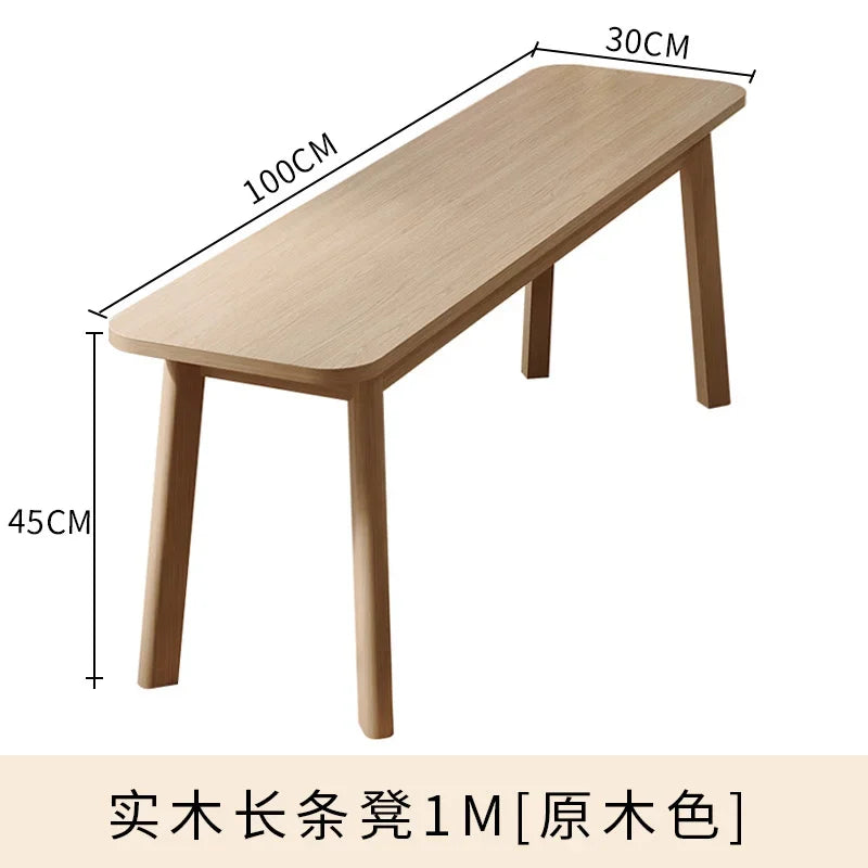Walnut Bed Tail Stool Household Double Dining bench Can Sit Type Change Shoe Stool Fitting Room Rest Stool Chinese Style