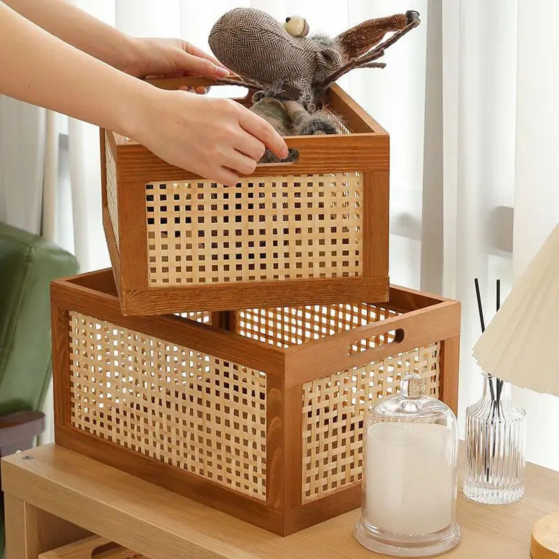 Retro Wooden Storage Box