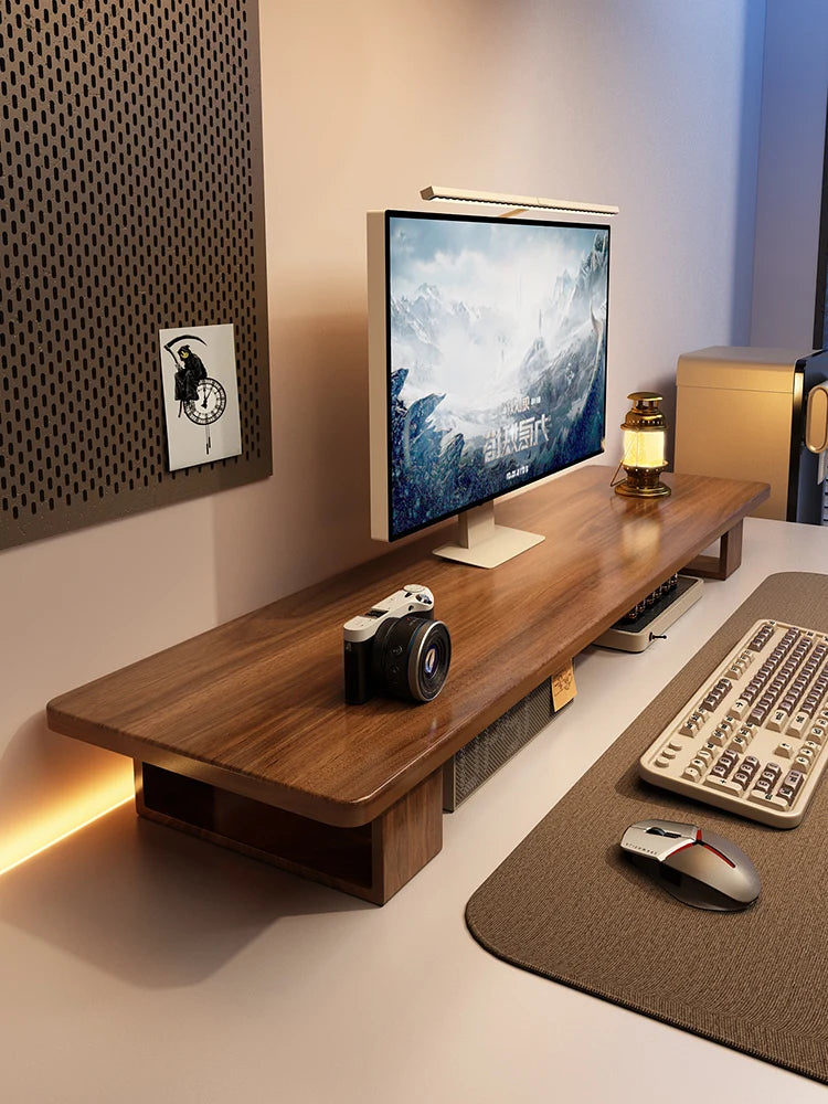 Wooden Desktop Monitor Stand