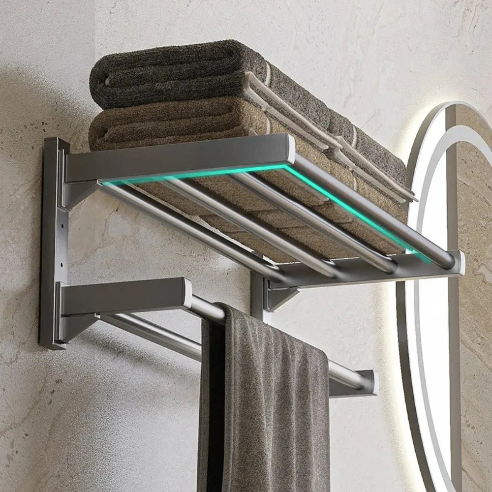 Wall-Mounted Towel Rack