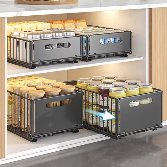 Pull-Out Kitchen Cabinet Organizer