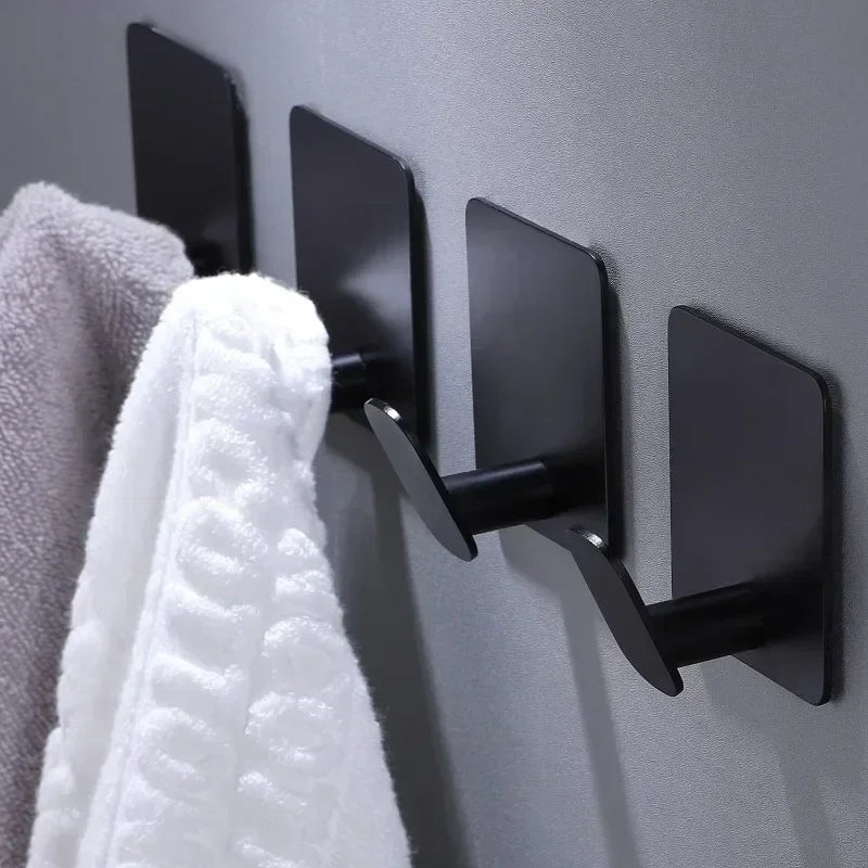 Modern Stainless Steel Adhesive Robe Hooks