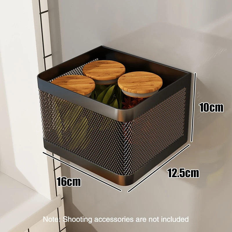 Space-Saving Magnetic Kitchen Rack
