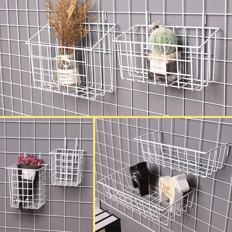 DIY Wall-Mounted Wire Grid Organize