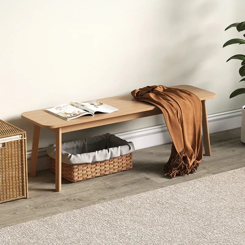 Walnut Bed Tail Stool Household Double Dining bench Can Sit Type Change Shoe Stool Fitting Room Rest Stool Chinese Style