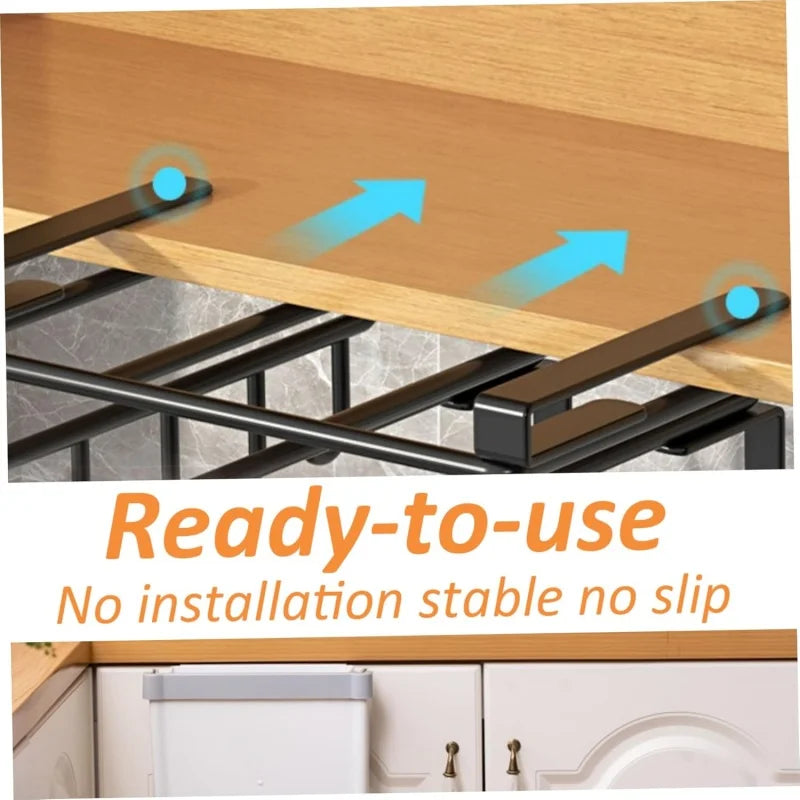 Under-Cabinet Hanging Storage Rack