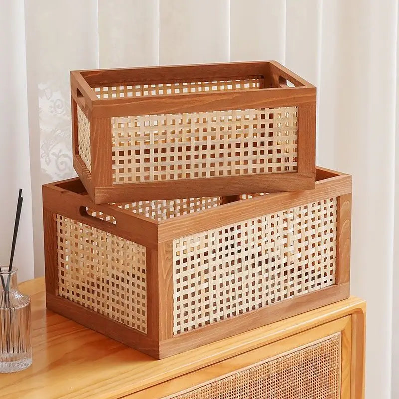Retro Wooden Storage Box