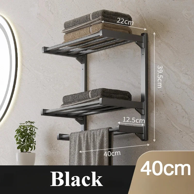 Wall-Mounted Towel Rack