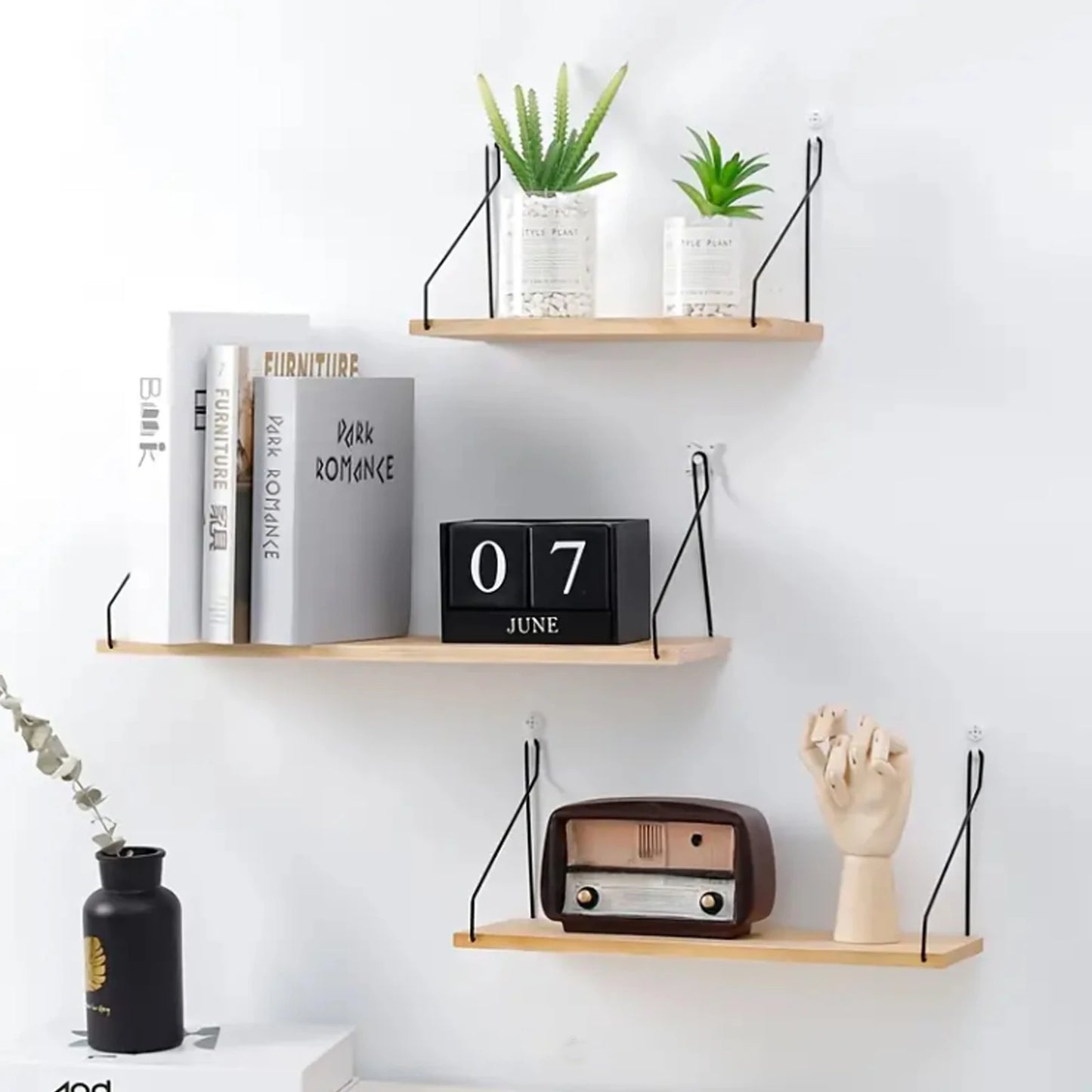 Handmade Wooden Floating Shelf