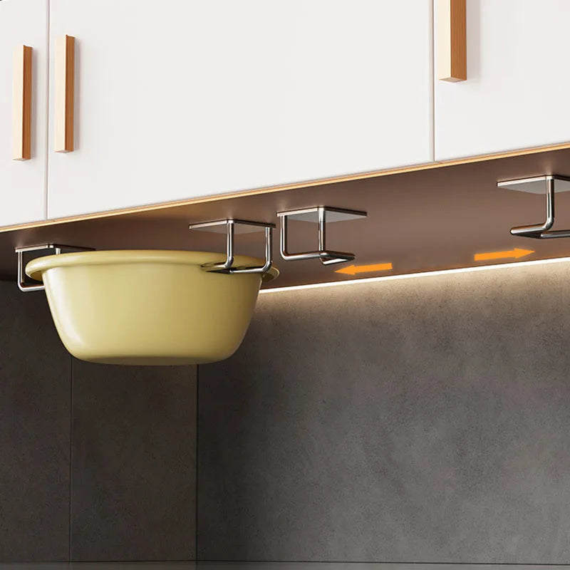 Wall-Mounted Kitchen Storage Rack