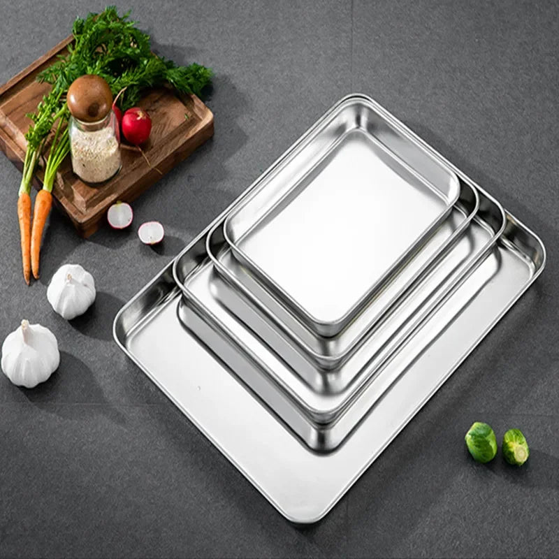 Stainless Steel Serving Tray