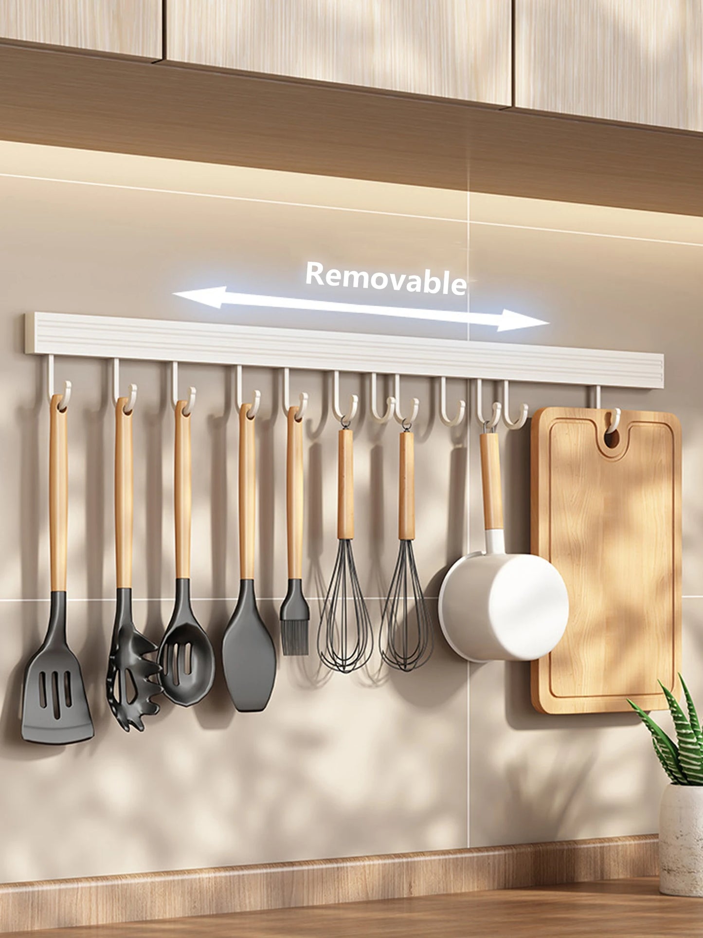 Wall Mounted Kitchen Hook Rack