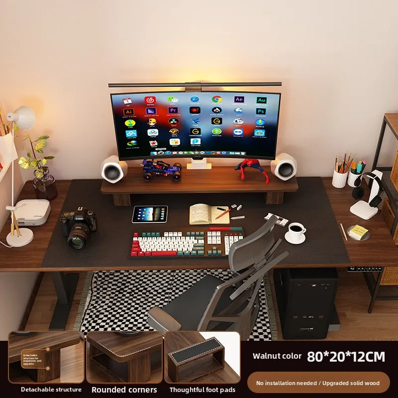 Wooden Desktop Monitor Stand