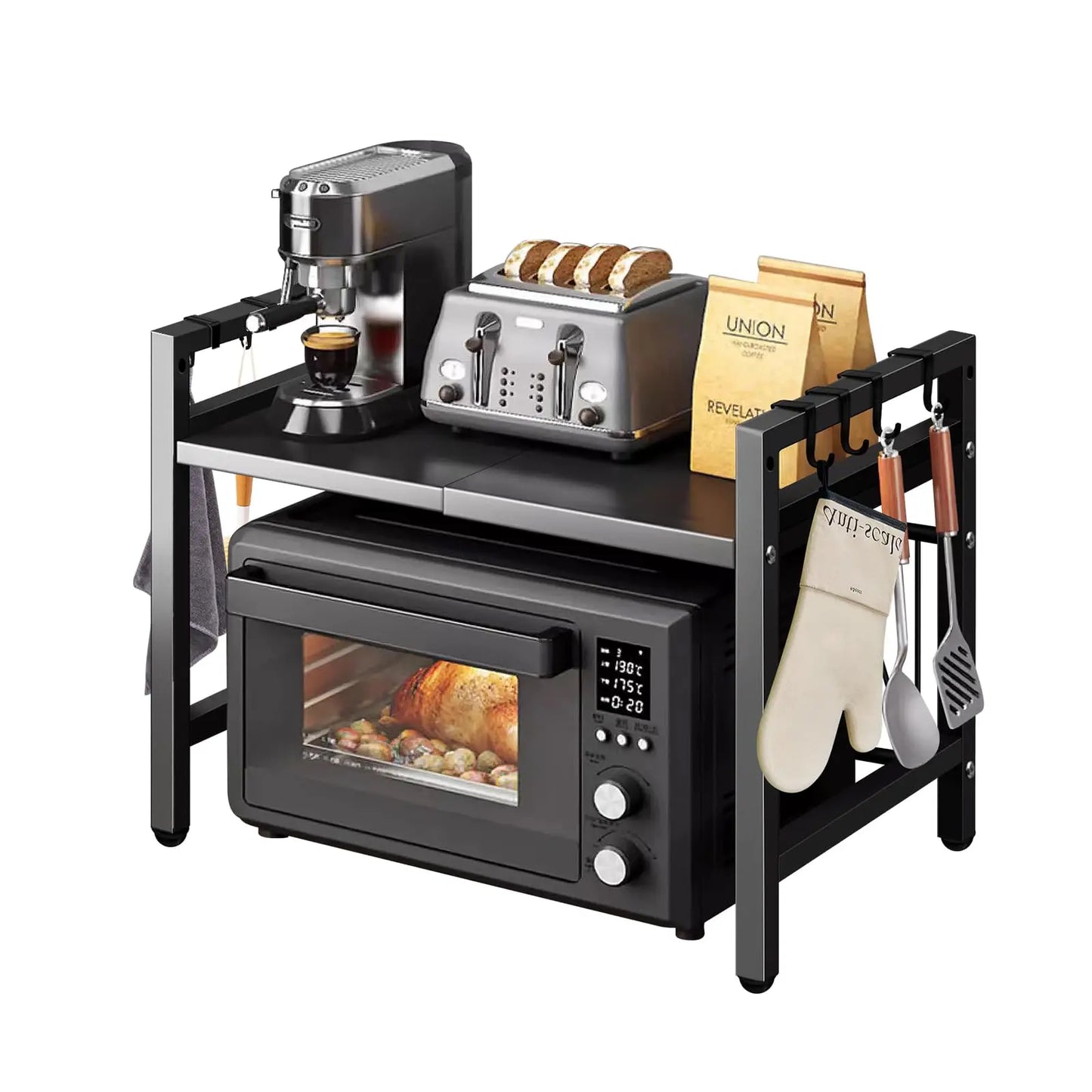 Adjustable Microwave Rack