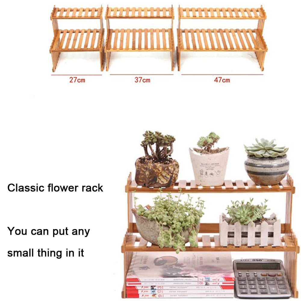 Indoor Plants Holder Wood Shelf Pot Organizer Bookshelf Balcony Bay Window Small Plant Flower Rack Storage Flower Pot Shelves