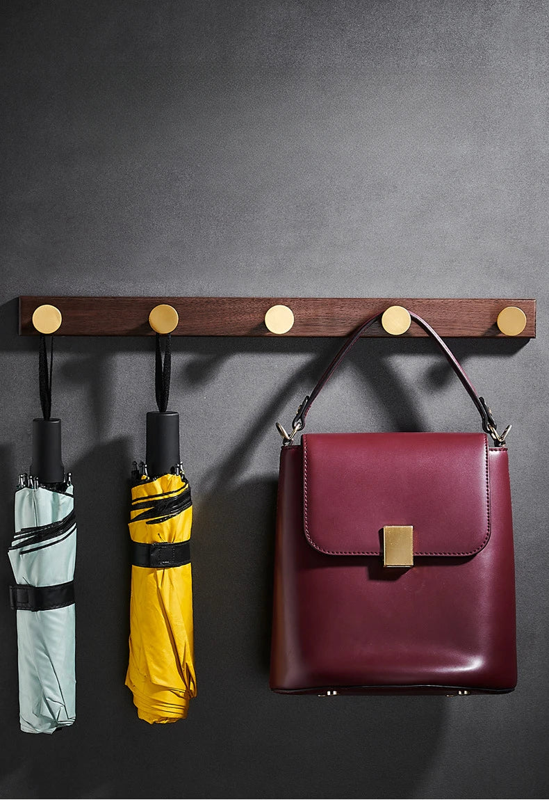 Wall-Mounted Wooden Coat Hook