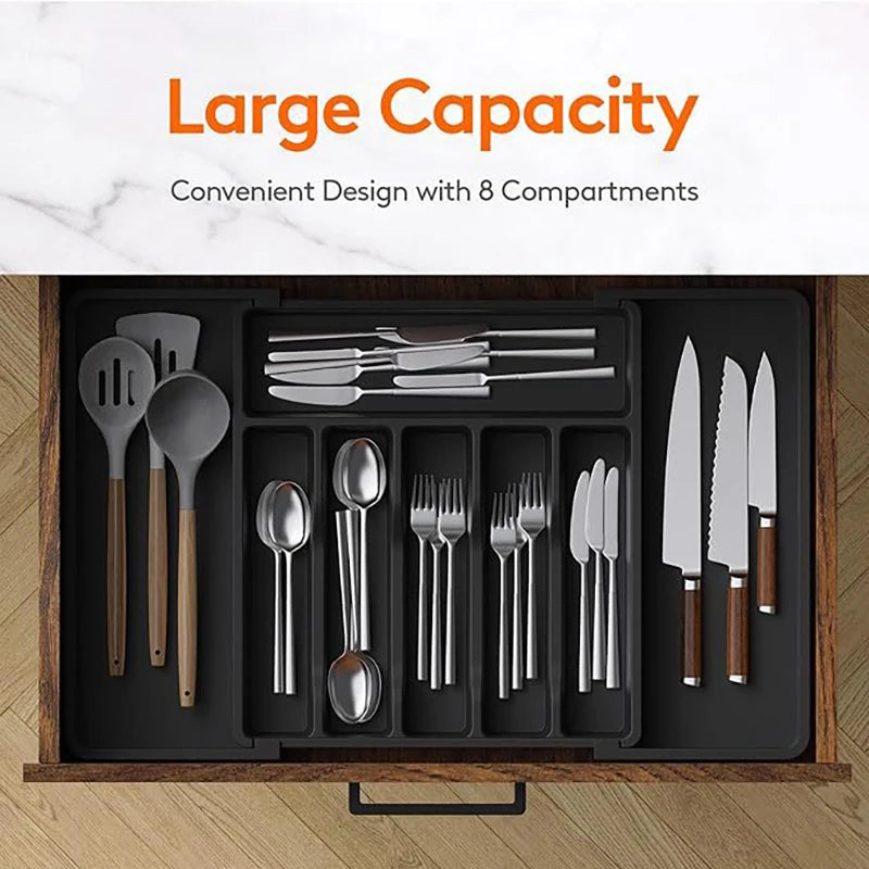 Adjustable Cutlery Drawer Organizer