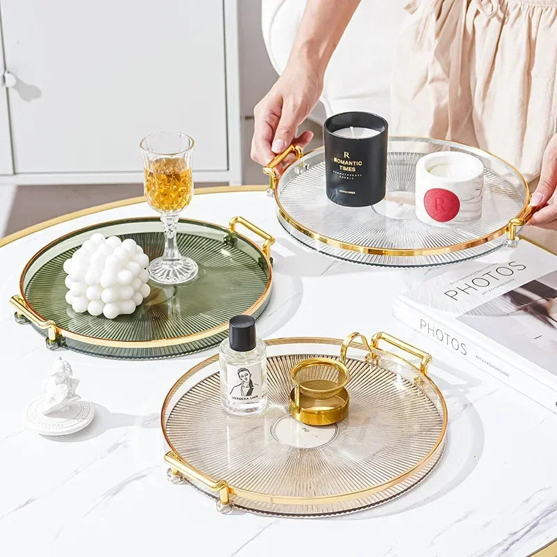Round Acrylic Serving Tray
