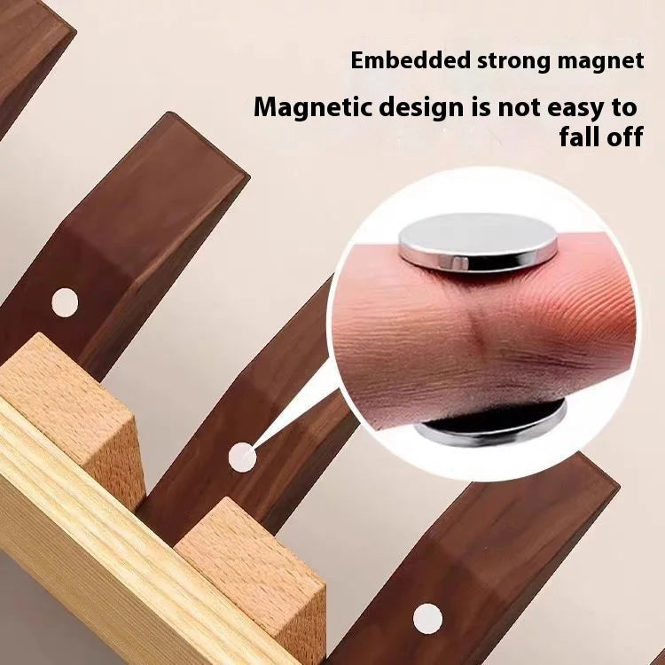 Wooden Piano Key Clothing Hooks