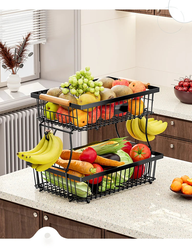 Metal Fruit & Veggie Basket