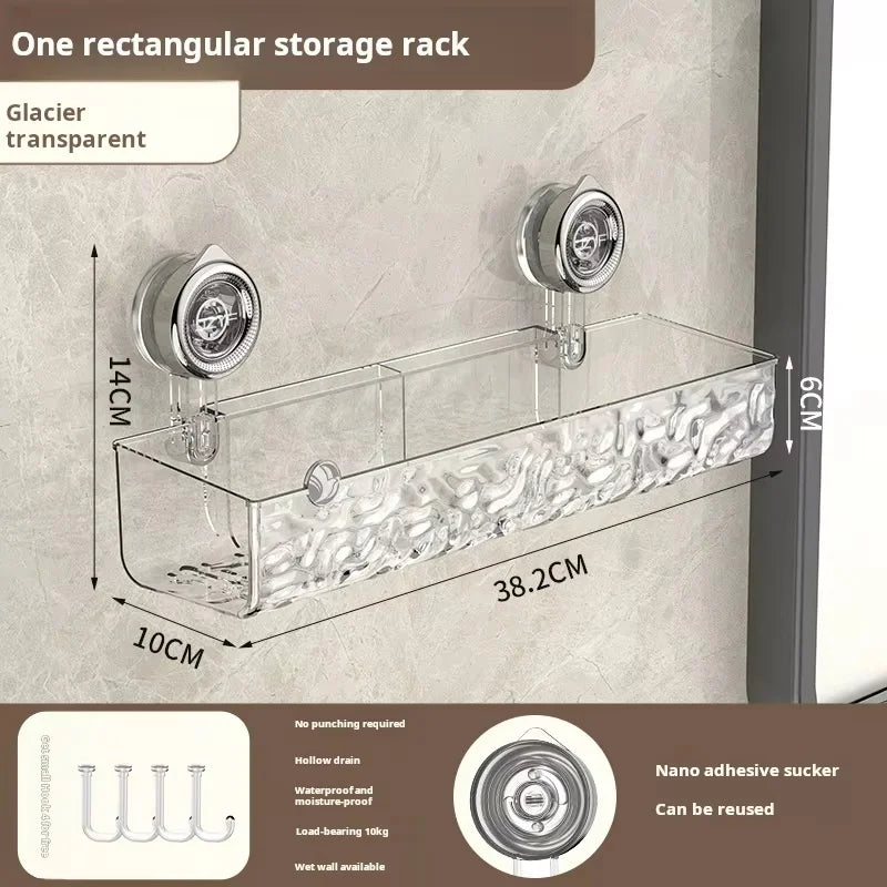 Suction Cup Bathroom Shelf