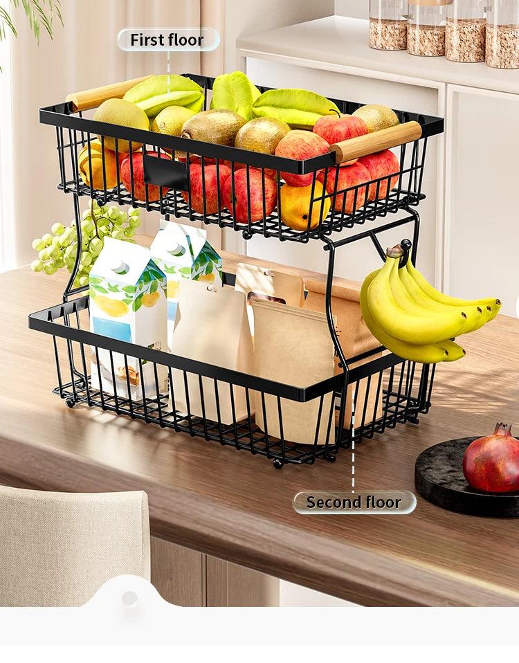 Metal Fruit & Veggie Basket