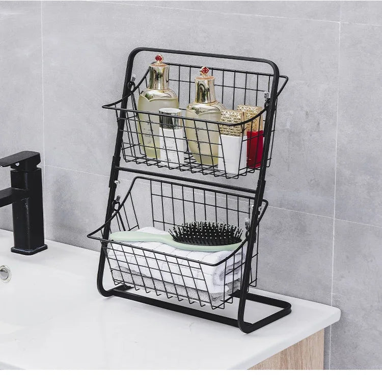 Fruit basket,,vegetable basket,Kitchen countertop storage basket,Wire removable storage rack,Spices and snack racks