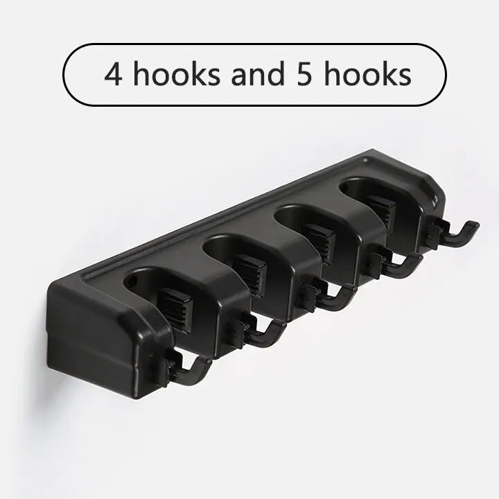 Multi-Functional Wall Mop & Broom Holder