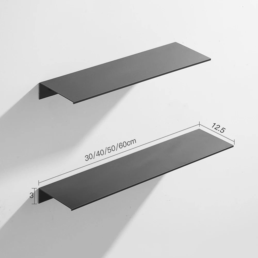 Minimalist Aluminium Bathroom Floating Shelf