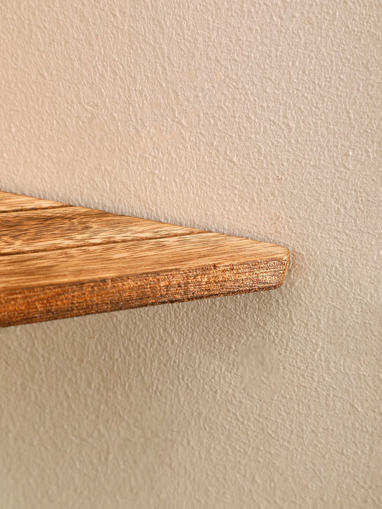 Rustic Wooden Floating Shelf