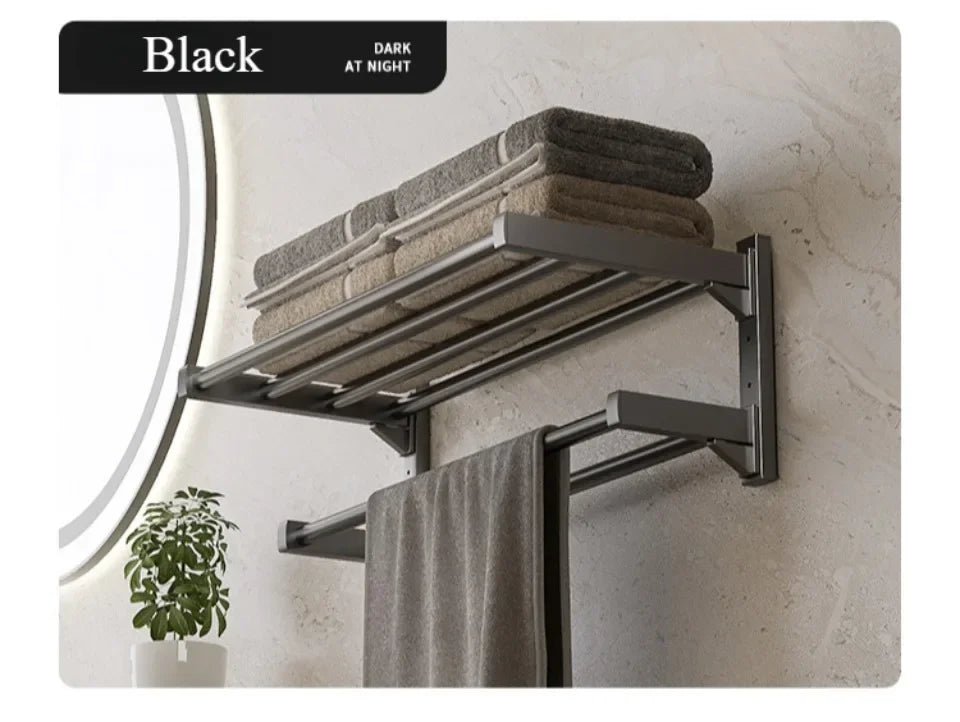 Wall-Mounted Towel Rack