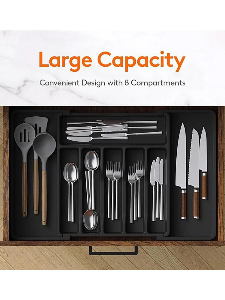 Adjustable Cutlery Drawer Organizer