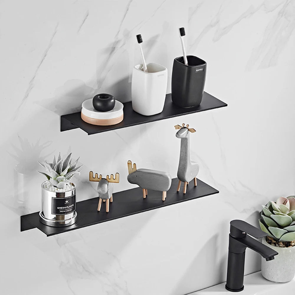 Minimalist Aluminium Bathroom Floating Shelf