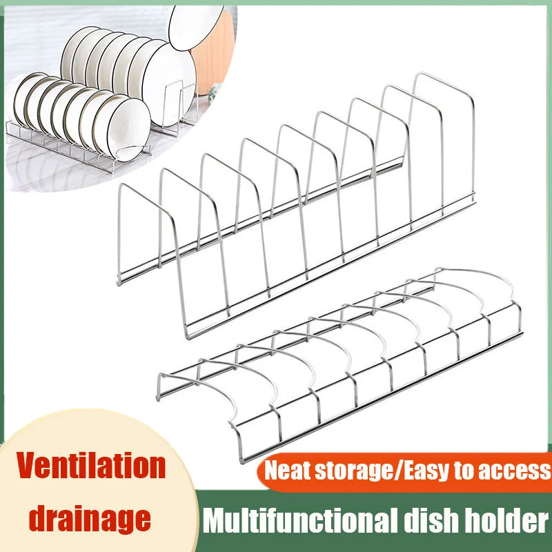 Stainless Steel Multifunctional Kitchen Organizer & Draining Rack