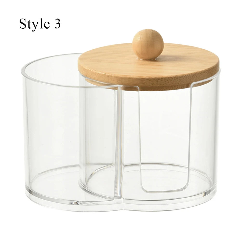 Bathroom Cotton Swab & Pad Jar