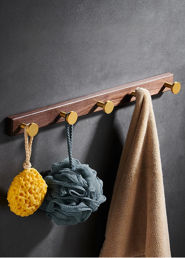 Wall-Mounted Wooden Coat Hook