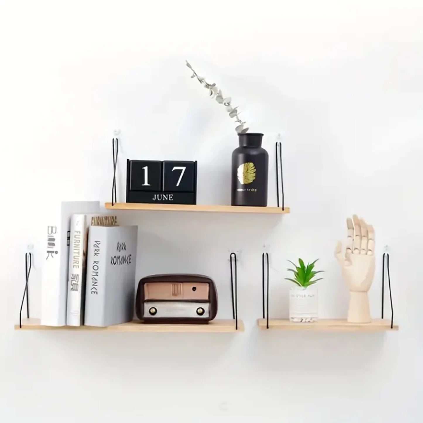Handmade Wooden Floating Shelf