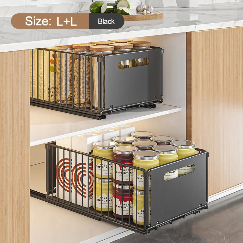 Pull-Out Kitchen Cabinet Organizer