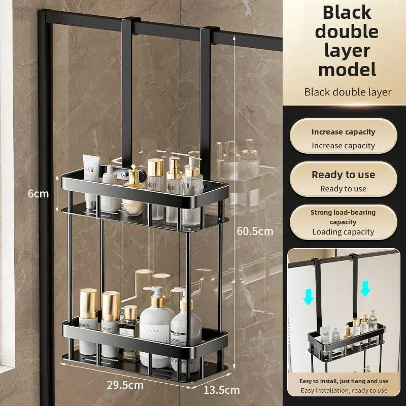 Hanging Shower Rack – Space-Saving Bathroom Organizer
