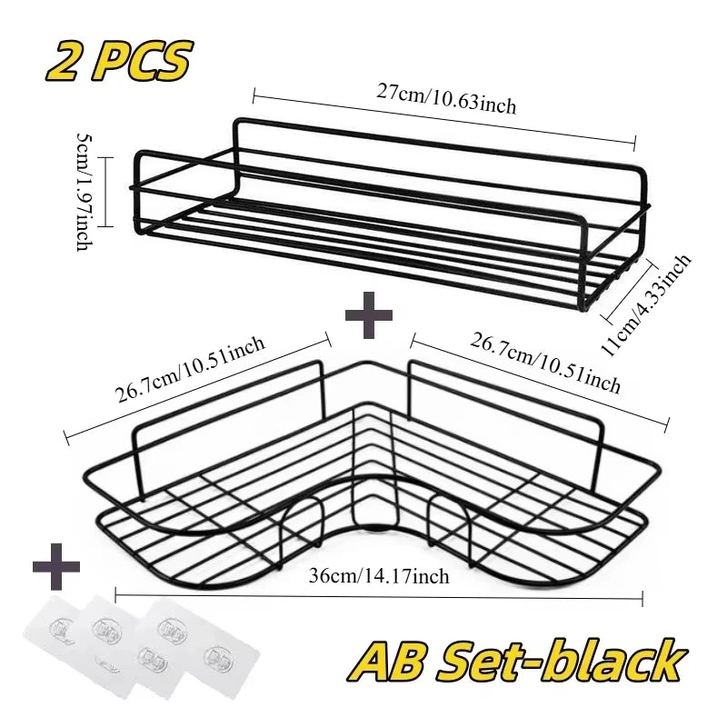Metal Bathroom Corner Shelf