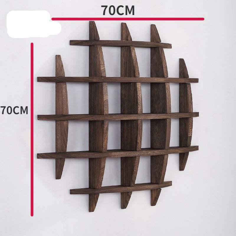 Minimalist Chinese Style Tea Set Display Rack