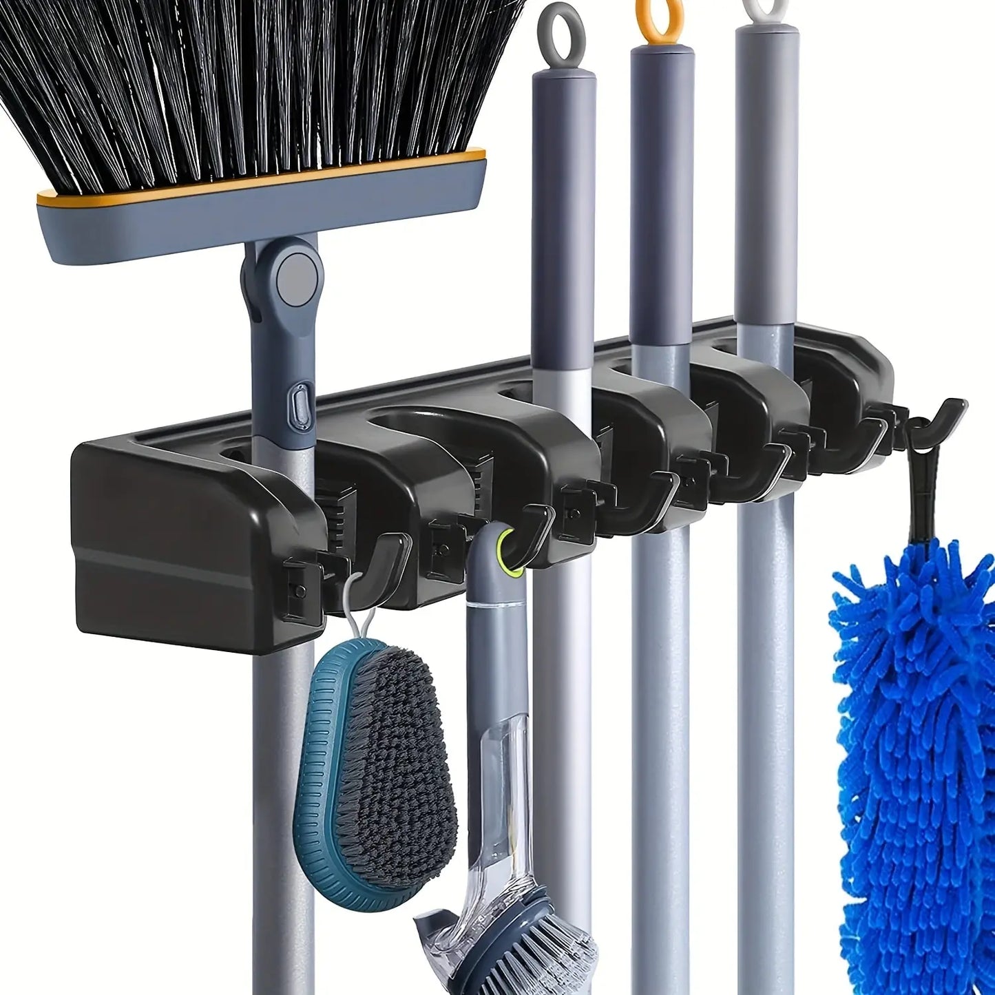 Multi-Functional Wall Mop & Broom Holder