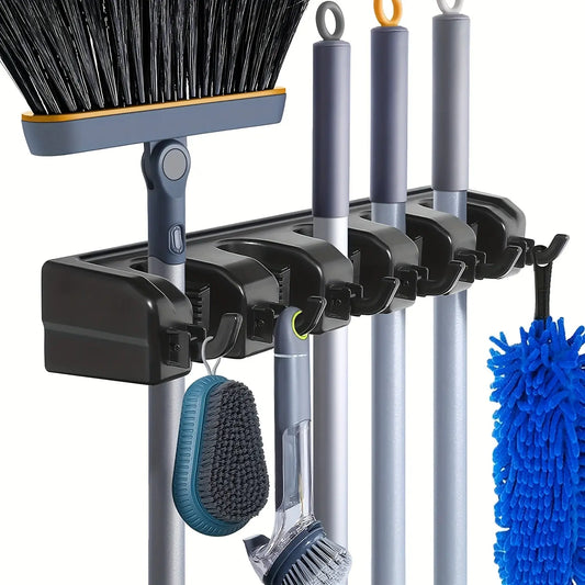 Multi-Functional Wall Mop & Broom Holder